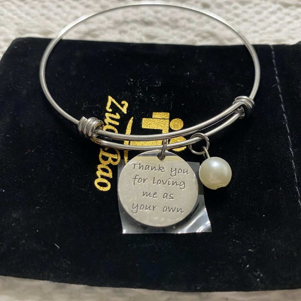 Thank you for loving me as your own bracelet